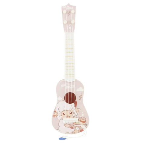 UKULELE GITARA DZIECIĘCA INSTRUMENT MUZYCZNY MIĘKKIE STRUNY MUZYKA