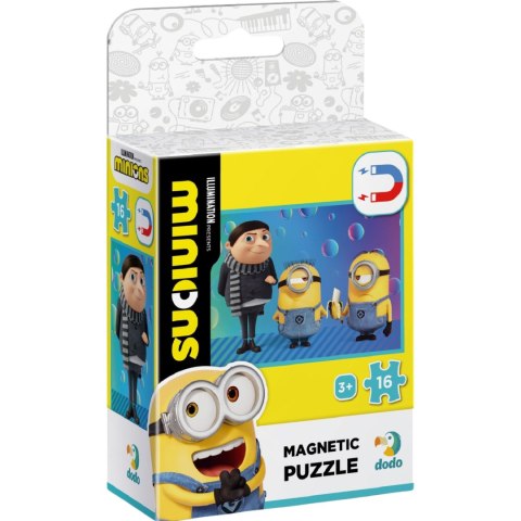 PUZZLE MAGNETYCZNE "MINIONS" UROCZA I KOLOROWA UKŁADANKA 16 ELEMENTÓW