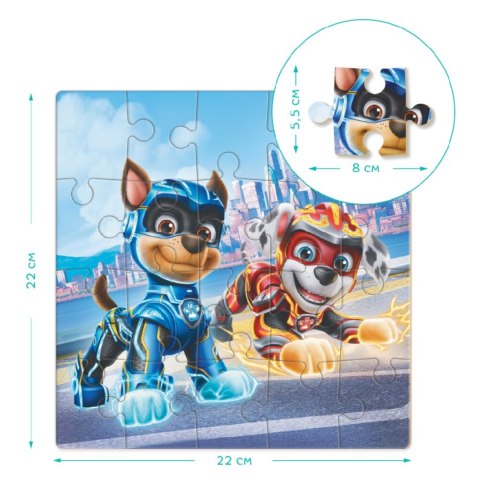 PUZZLE PAW PATROL CHASE I MARSHAL PSI PATROL 20 ELEMENTÓW DO UŁOŻENIA