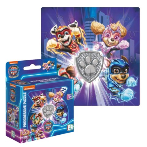 PUZZLE PSI PATROL "BOHATEROWIE" 24 ELEMENTY KOLOROWEJ UKŁADANKI PAW PATROL