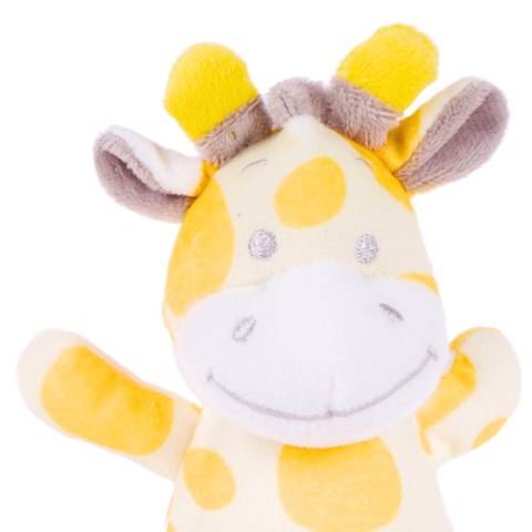 A baby soothing plush night light (giraffe doll)