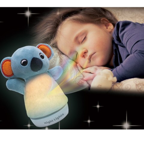 A baby soothing plush night light (koala doll)