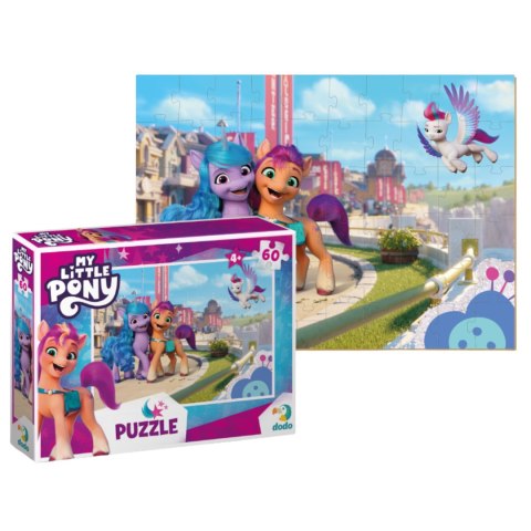 PUZZLE MY LITTLE PONY 60 ELEMENTÓW DO UŁOŻENIA KOLOROWY UROCZY OBRAZEK