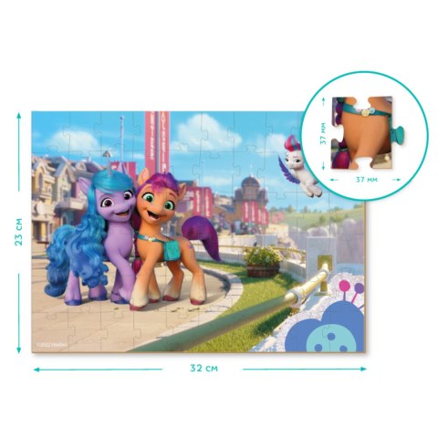 PUZZLE MY LITTLE PONY 60 ELEMENTÓW DO UŁOŻENIA KOLOROWY UROCZY OBRAZEK