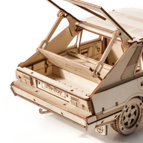 Little Story Drewniane Puzzle Model 3D - FSO Polonez 1500