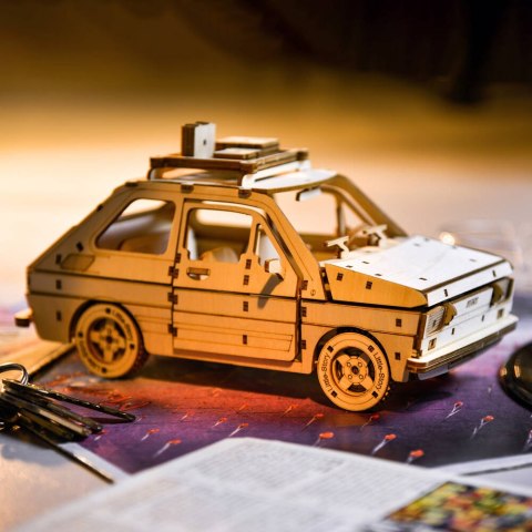 Little Story Drewniane Puzzle Model 3D - Fiat 126P