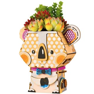 ROBOTIME Drewniane Puzzle 3D - Doniczka Koala