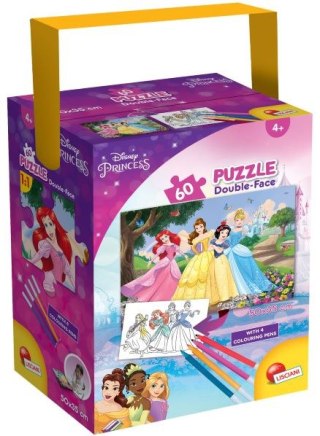 LISCIANI PUZZLE W TUBIE MINI 60 EL. KSIĘŻNICZKI