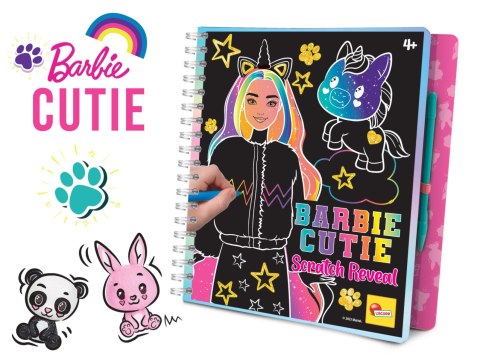 LISCIANI BARBIE SKETCH BOOK CUTIE SCRATCH REVEAL