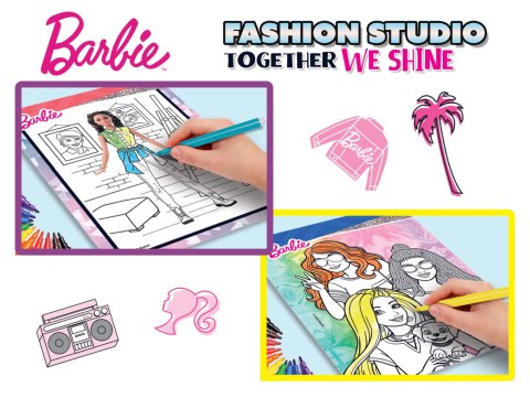 LISCIANI BARBIE SKETCH BOOK TOGETHER FASHION STUDIO