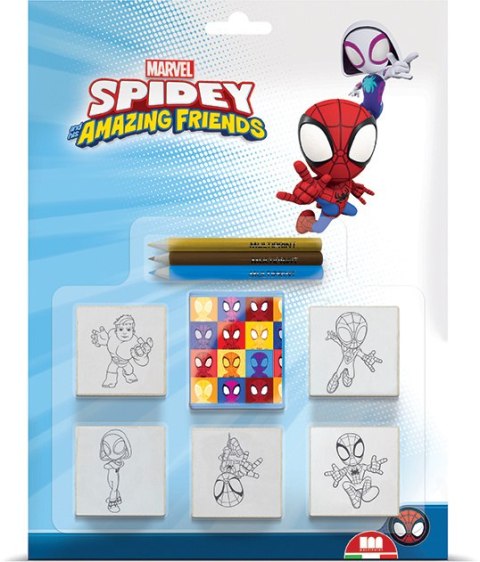 MULTIPRINT SPIDEY PIECZĄTKI BLISTER 5 SZT