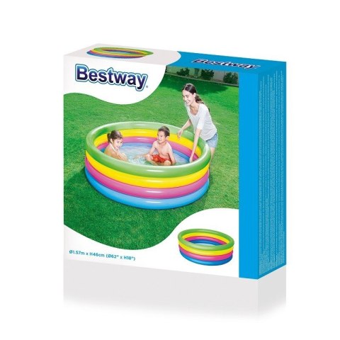 Bestway 51117 BASEN DMUCHANY CZTERY KOLORY 157x46