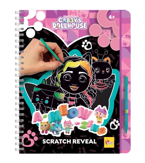 LISCIANI KOCI DOMEK GABI SKETCH BOOK A-MEOW-MAZING SCRATCH REVEL