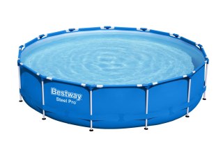 Bestway 5612E BASEN STELAŻOWY STEEL PRO Z POMPĄ FILTRACYJNĄ 3.66m x 0.76m