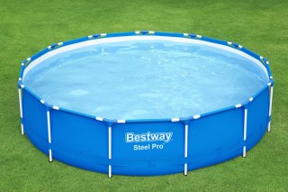 Bestway 5612E BASEN STELAŻOWY STEEL PRO Z POMPĄ FILTRACYJNĄ 3.66m x 0.76m