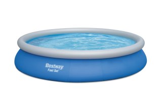 Bestway 57313 BASEN ROZPOROWY FAST SET Z POMPĄ FILTRACYJNĄ 4.57m x 0.84m