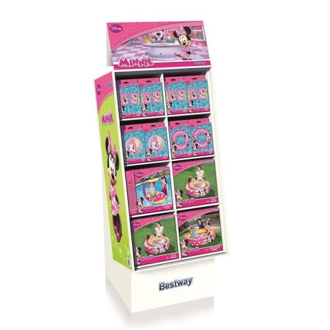 Bestway 91071 REGAŁ MINNIE Z ASORTYMENTEM 57x65x150