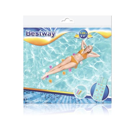 Bestway 43014 Dmuchany materac plażowy Miętowy 1.88m x 71cm