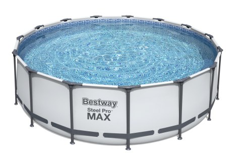 Bestway 56438 BASEN STELAŻOWY STEEL PRO MAX Z POMPĄ FILTRACYJNĄ 4.57m x 1.22m