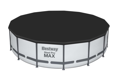 Bestway 56438 BASEN STELAŻOWY STEEL PRO MAX Z POMPĄ FILTRACYJNĄ 4.57m x 1.22m