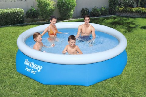 Bestway 57270 BASEN ROZPOROWY FAST SET Z POMPĄ FILTRACYJNĄ 3.05m x 0.76m