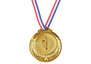 Złoty Medal Pierwsze Miejsce Nagroda Trofeum Cynkowy 6,5cm