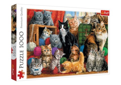 Puzzle 1000 el. Kocie Spotkanie Trefl 10555