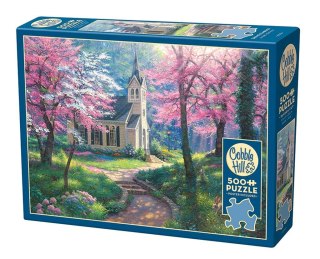 Puzzle 500 Kościółek w lesie G3