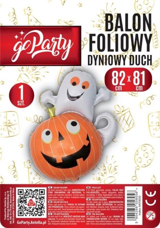 Balon foliowy Dyniowy duch 82x81cm