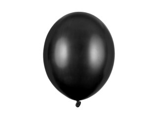 Balony Strong Metallic Black30cm 100szt