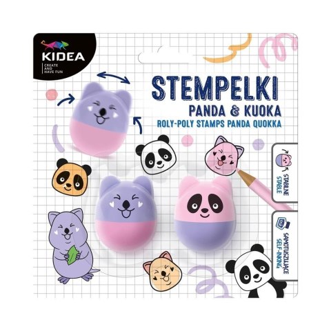 Stempelek wańka wstańka Panda Kuoka KIDEA