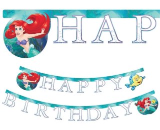 Banner Happy Birthday Ariel Disney