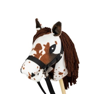 Hobby Horse Skippi. Koń na kiju gniado-srokaty