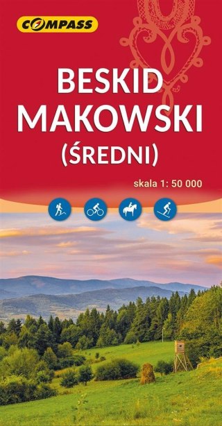 Mapa - Beskid Makowski 1:50 000