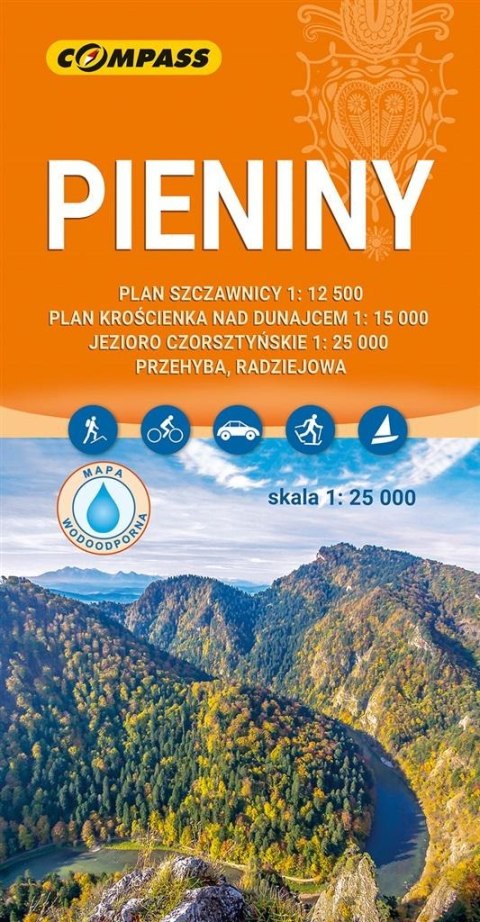 Mapa - Pieniny 1:25 000 laminowana