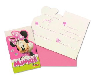 Zaproszenia Minnie Happy Helpers 6szt