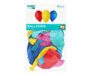 Balony A80 pastel 23cm mix 25szt