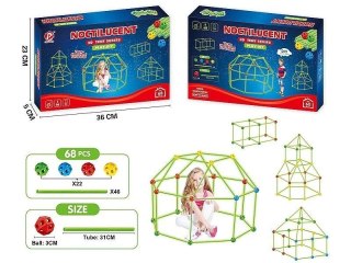 Klocki konstrukcyjne - rurki fluorescencyjne