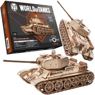 Puzzle Drewniane 3D - Czołg T-34-85