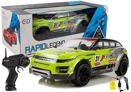 Auto rajdowe R/C 1:10 zielone