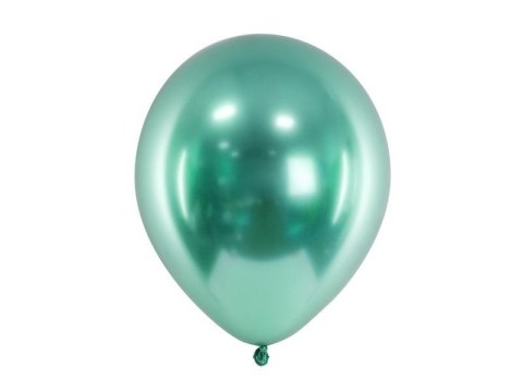 Balony Glossy 30cm 10szt butelkowa zieleń