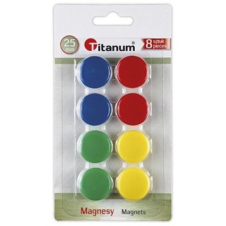 Magnesy do tablic 25 mm 8szt