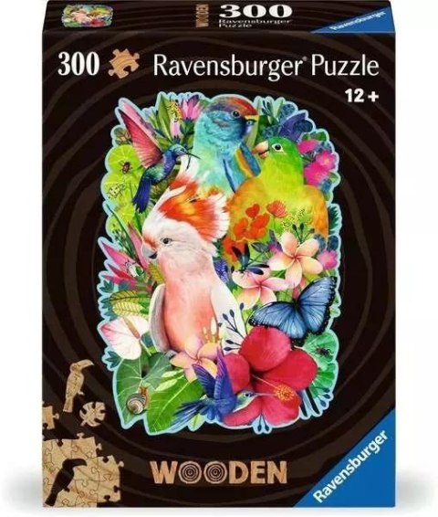 Puzzle drewniane 300 Ptaki