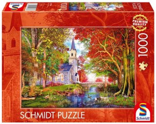 Puzzle PQ 1000 Kościółek w lesie G3