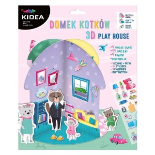 Domek 3D dla kotków KIDEA