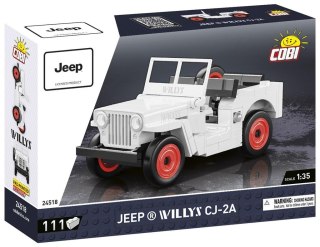 Jeep Willys CJ-2A biały