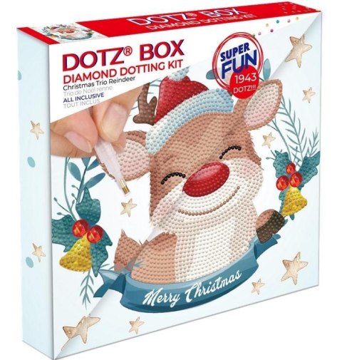 Diamond Dotz Box - Christmas Trio Reindeer