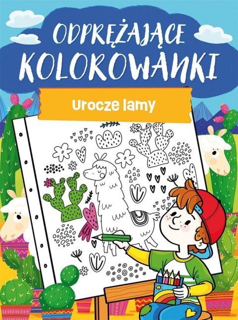 Odprężające kolorowanki. Urocze lamy