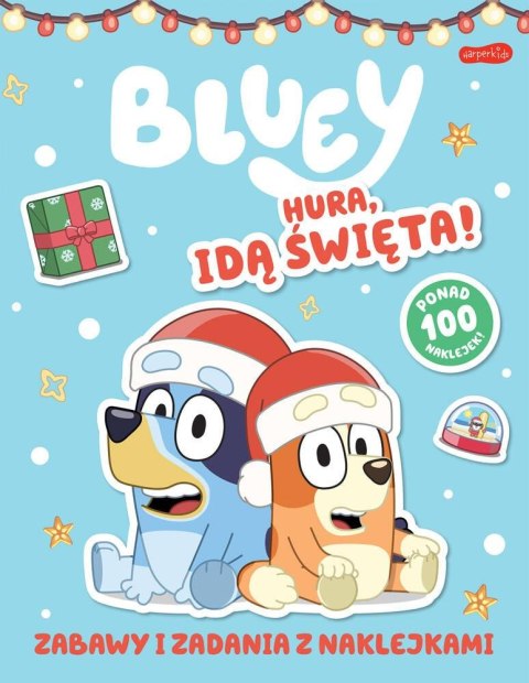 Bluey. Hura, idą święta! Zabawy i zadani...