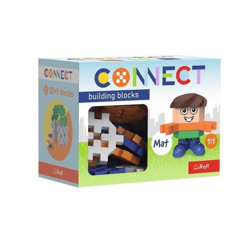 Klocki Connect - Pocket 30 Boy: Mat TREFL